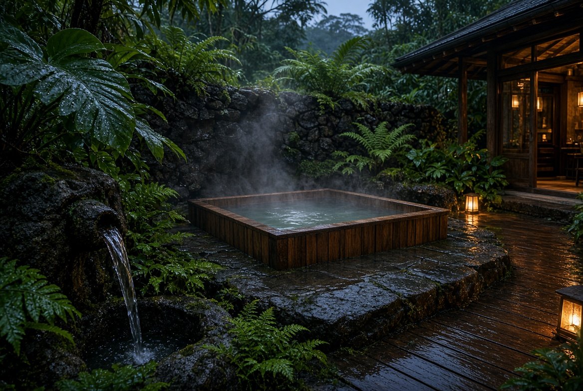 Garden onsen